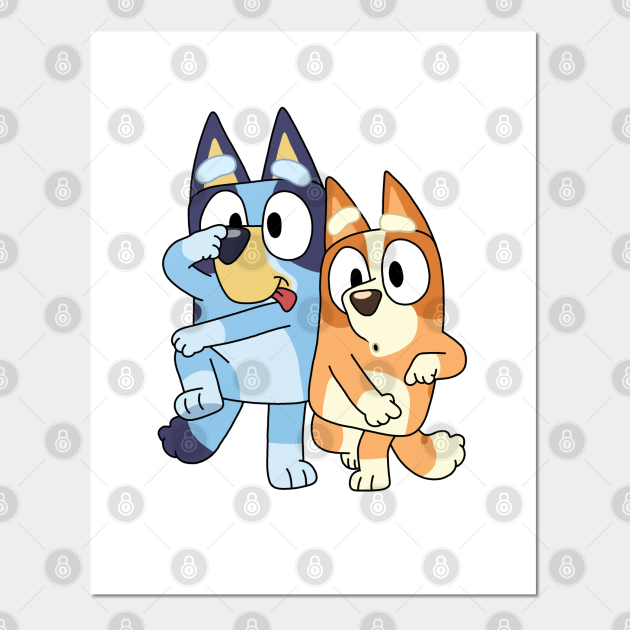 Bluey And Bingo Clip Art